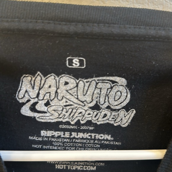 EUC Naruto Kakashi Screen Tee Short Sleeve T-Shirt Size S Small - Picture 5 of 7